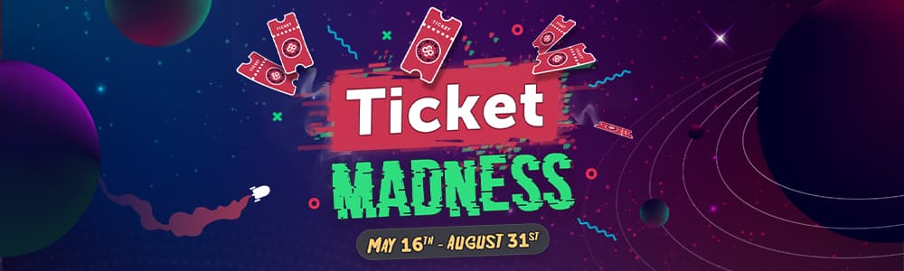 Welcome to Ticket Madness, where you can win big while having a blast!