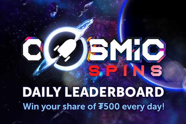 Daily Cosmic Spins Leaderboard: Win your share of ₮500 every day!